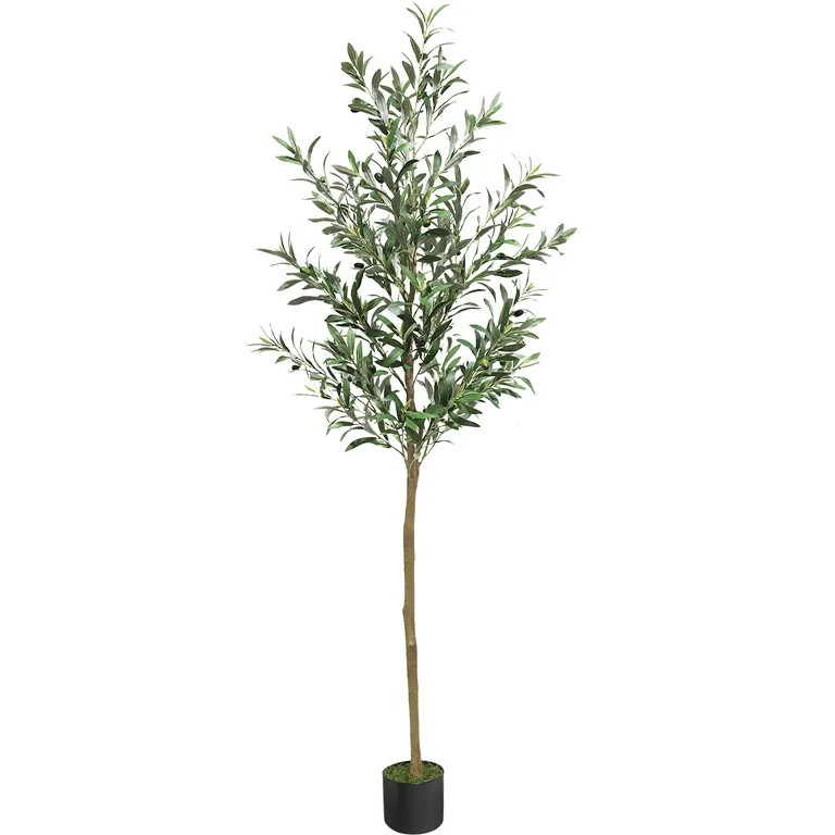 Artificial Olive Tree 6 Feet Faux Trees Artificial Plants for Office Home Decor Indoor Living Roo... | Walmart (US)