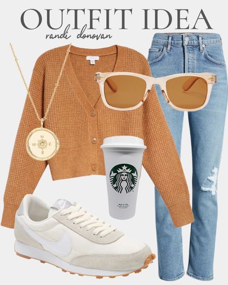 Boston fall weather outfit
Cardigan
Nike 
Starbucks 

#LTKstyletip #LTKSeasonal #LTKshoecrush