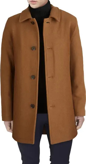 Wool Blend Plush Car Coat | Nordstrom Rack
