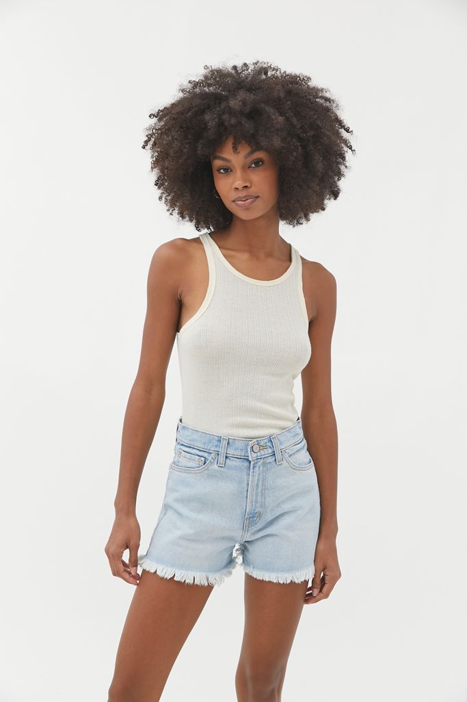 BDG High-Waisted Girlfriend Short - Comfort Stretch | Urban Outfitters (US and RoW)