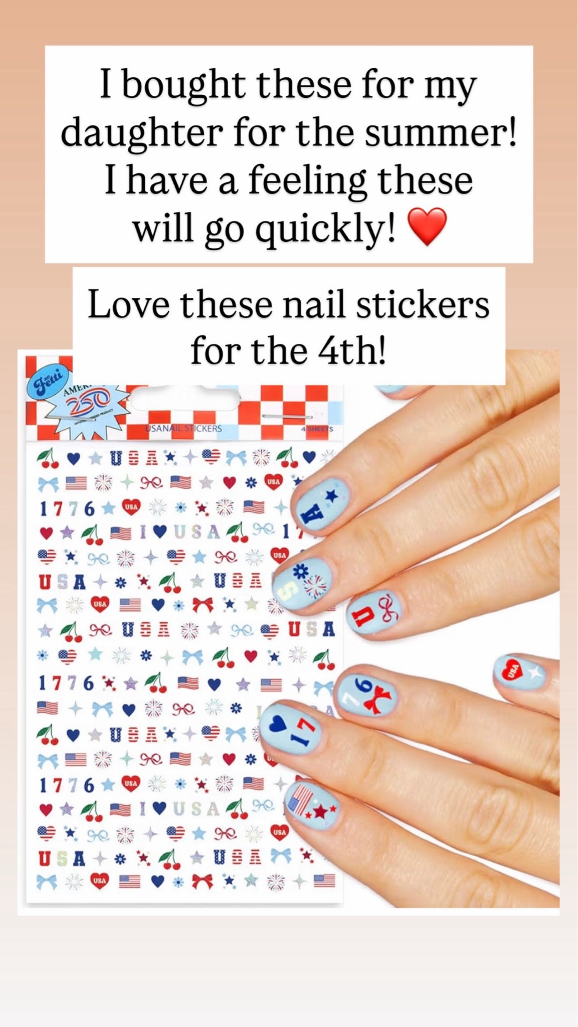 4th of July nail stickers

#LTKKids #LTKBeauty
