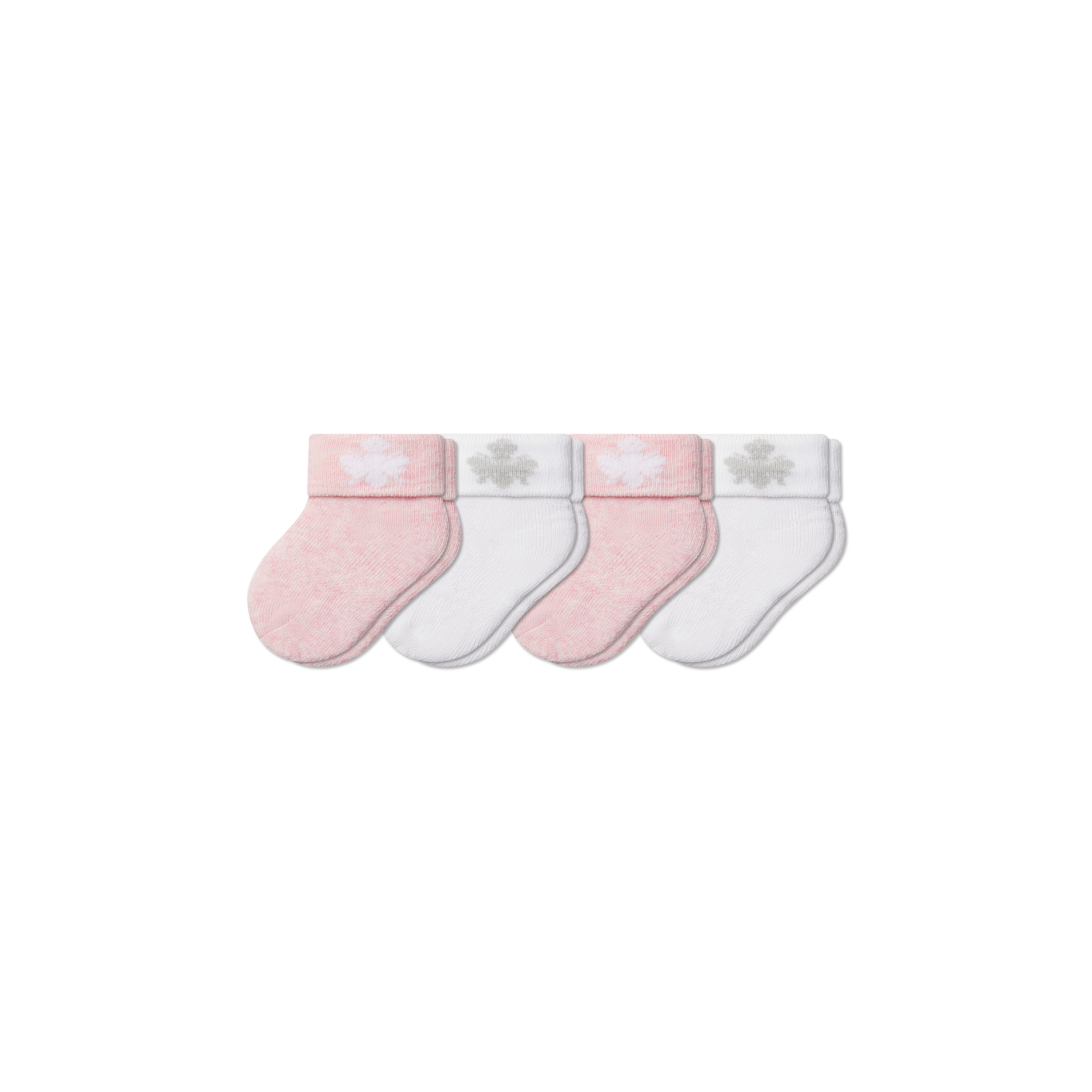 Baby Sock 4-Pack (0-6 Months) - Pink Mix - 0-6M - Cotton Blend - Bombas | Bombas