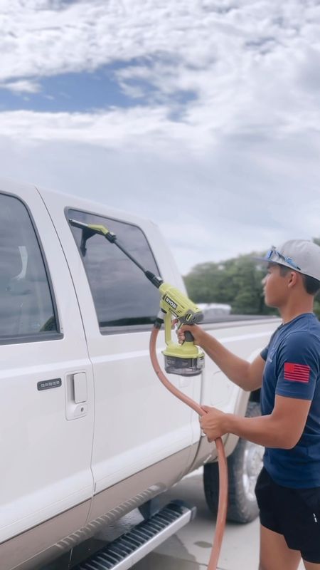 #HomeDepotPartner For Father’s Day, the kids cleaned and washed Nick’s truck using the Ryobi 18V EZClean Power Cleaner from the @homedepot !  This portable tool requires a RYOBI ONE+ battery which is the same battery used for all RYOBI ONE+ tools. You can connect to a standard hose, a 2-liter bottle for portable cleaning, or the included 20 ft. siphon hose to pull water from any fresh body of water (boat cleaning).  We also used the Ryobi EZClean foam blaster, squeegee, and wash brush accessories along with the cordless handheld vacuum to get the job done!  #TheHomeDepot


#LTKGiftGuide #LTKVideo #LTKHome