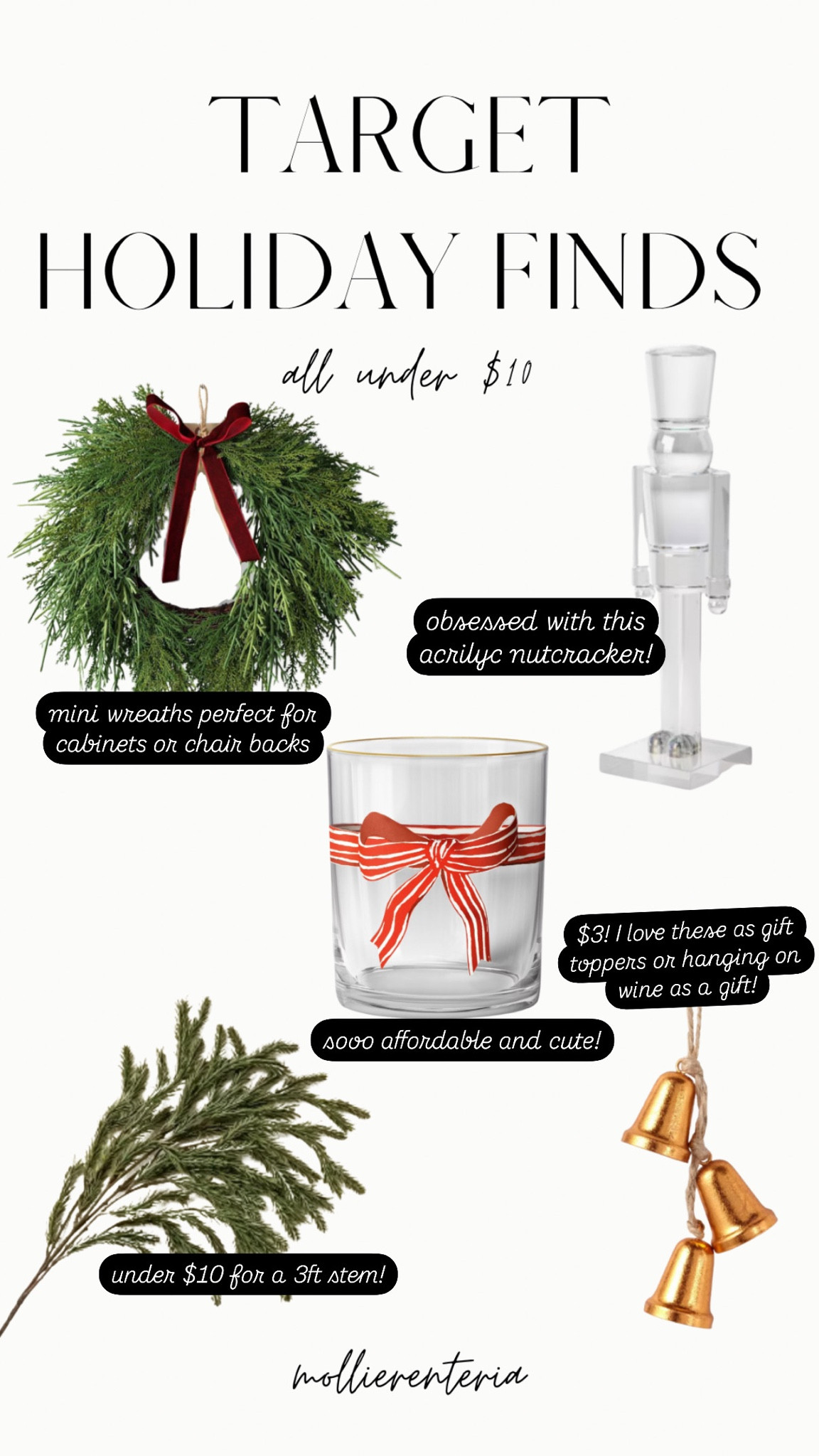 Round up of some budget Target holiday finds all under $10 🤯 high sell out risk!



#LTKHoliday #LTKSeasonal #LTKFindsUnder50