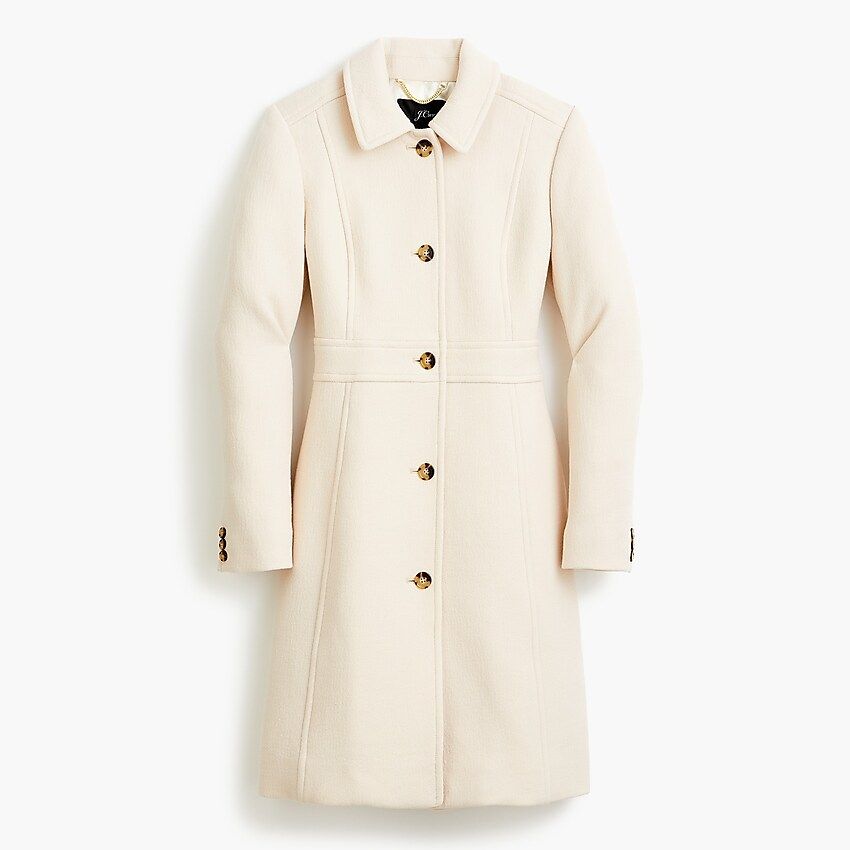 Petite classic lady day coat in Italian double-cloth wool with Thinsulate® | J.Crew US