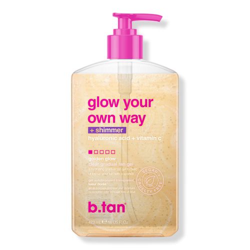 Glow Your Own Way + Shimmer Shimmering Clear Self Tan Gel | Ulta