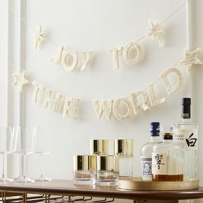 Felt Joy Garland | West Elm (US)