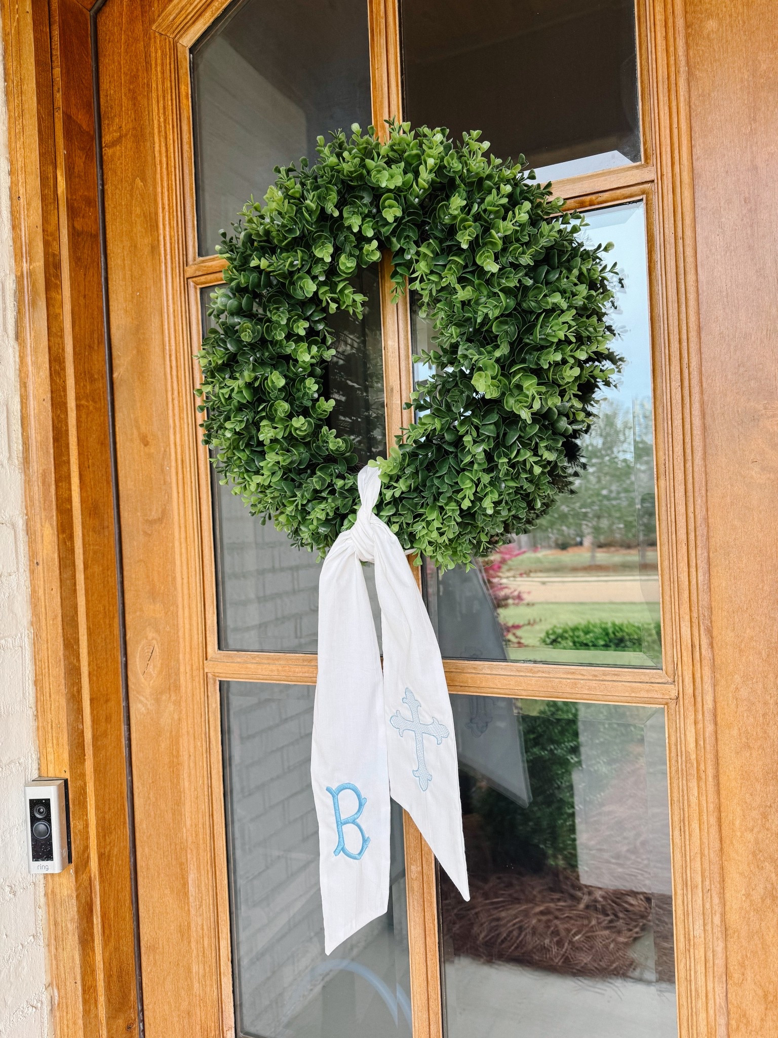 Loving my new wreath for spring-- great amazon find!

#LTKHome #LTKSaleAlert