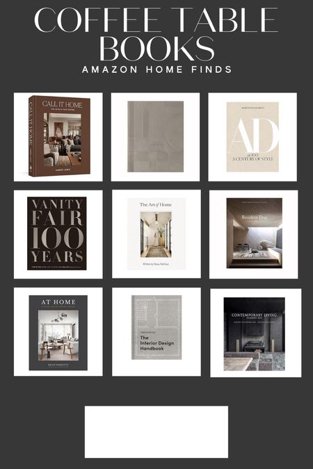 Amazon is my all time favorite place to grab coffee table books here are a few we have

Coffee table books, accents, accessories, Amazon find 

#LTKHome