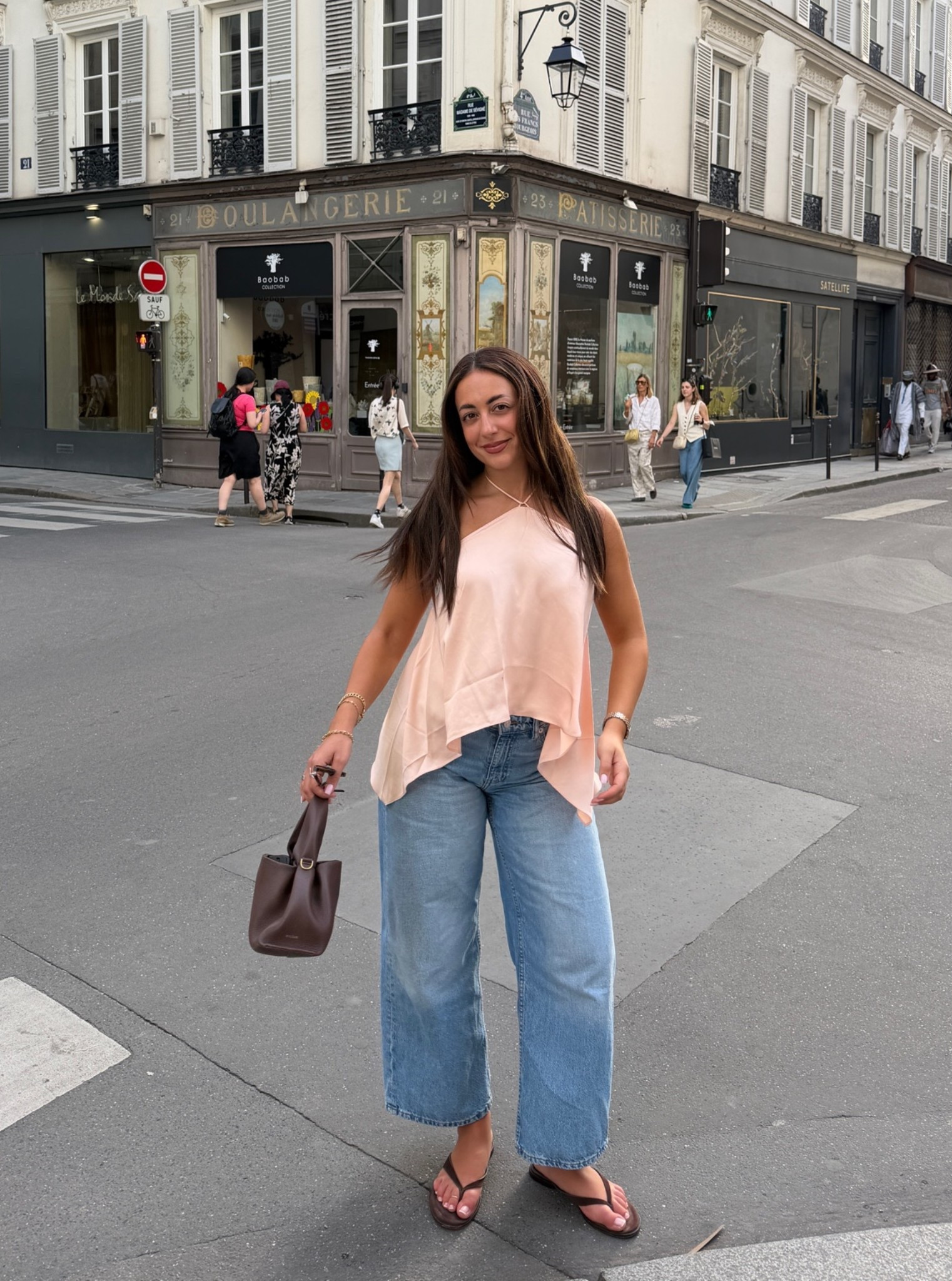 one of my favorite outfits I wore in Paris in the spring