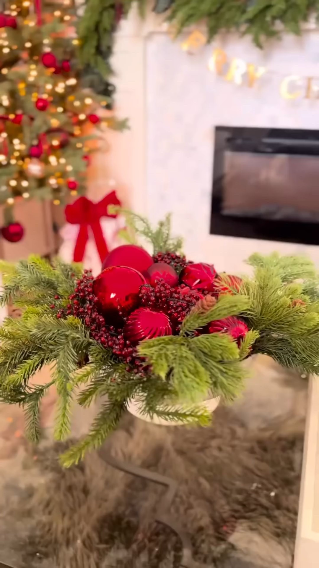 Sooooo excited to decorate for Christmas! If you’ve been following along the last month or so you all know I was in a creative drought this time last year and ended up taking about 6 months off from social. You can read all about it in my highlights under “The Big Break” God is gooooood! 

So I decided to start things off with this tried and true DIY I’ve shared over the years. It’s perfect for getting those creative juices flowing again. Plus it’s great for beginners and homelover vets ❤️ Save this for when you’re ready to decorate! 

This centerpiece will take you about 60 seconds to put together and looks AMAZING! All you need is a decorative pedestal bowl, short green stems or picks,ornaments and some beaded garland. 

Plus the red can be swapped out for whatever color scheme you have this year. ❤️🤍

Comment SHOP below to receive a DM with the link to shop this post on my LTK ⬇ 

https://liketk.it/4VgQH #ltkvideo #ltkholiday #ltkseasonal

#christmasdecor #christmasdecorations #christmascrafts #christmastutorial #crafts #holidaydecor #holidayseason #holidaydecorating #decor #holidayhome #christmascenterpiece #christmastime