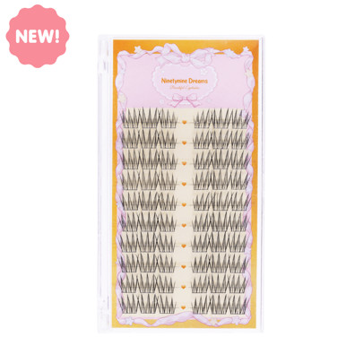 Ninetynine Dreams 60PCs Idol Lashes 9-13mm Natural KPOP Idol Spiky Daily Reusable DIY Manhua Eyelashes Clusters | SHEIN