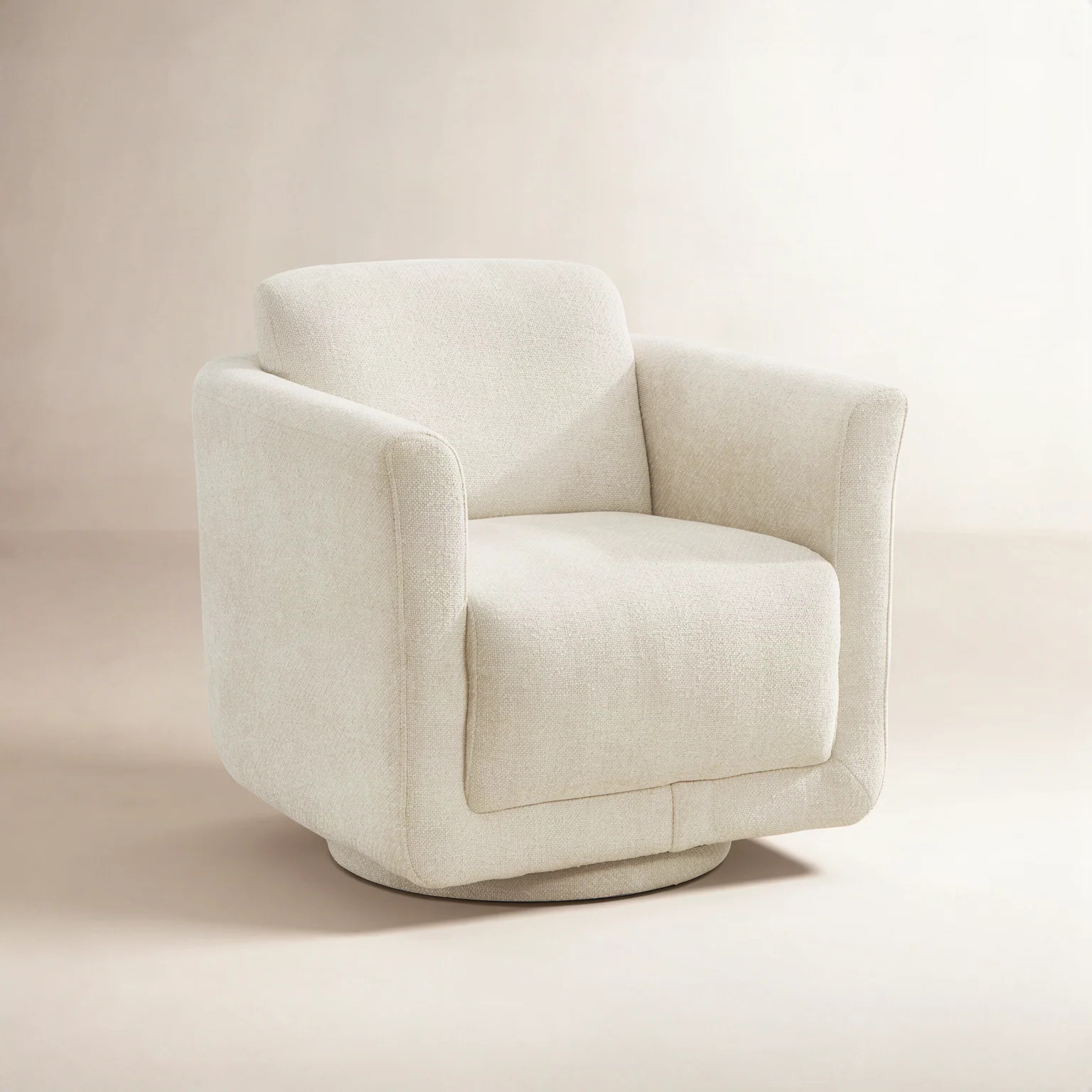 Scottie Eucalyptus Swivel Barrel Chair | Joss & Main