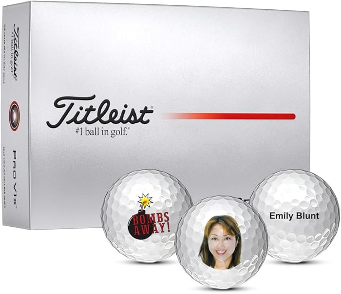 Titleist Pro V1X Personalized Golf Balls |Add Logo, Image or Text (Set of 12) | Amazon (US)
