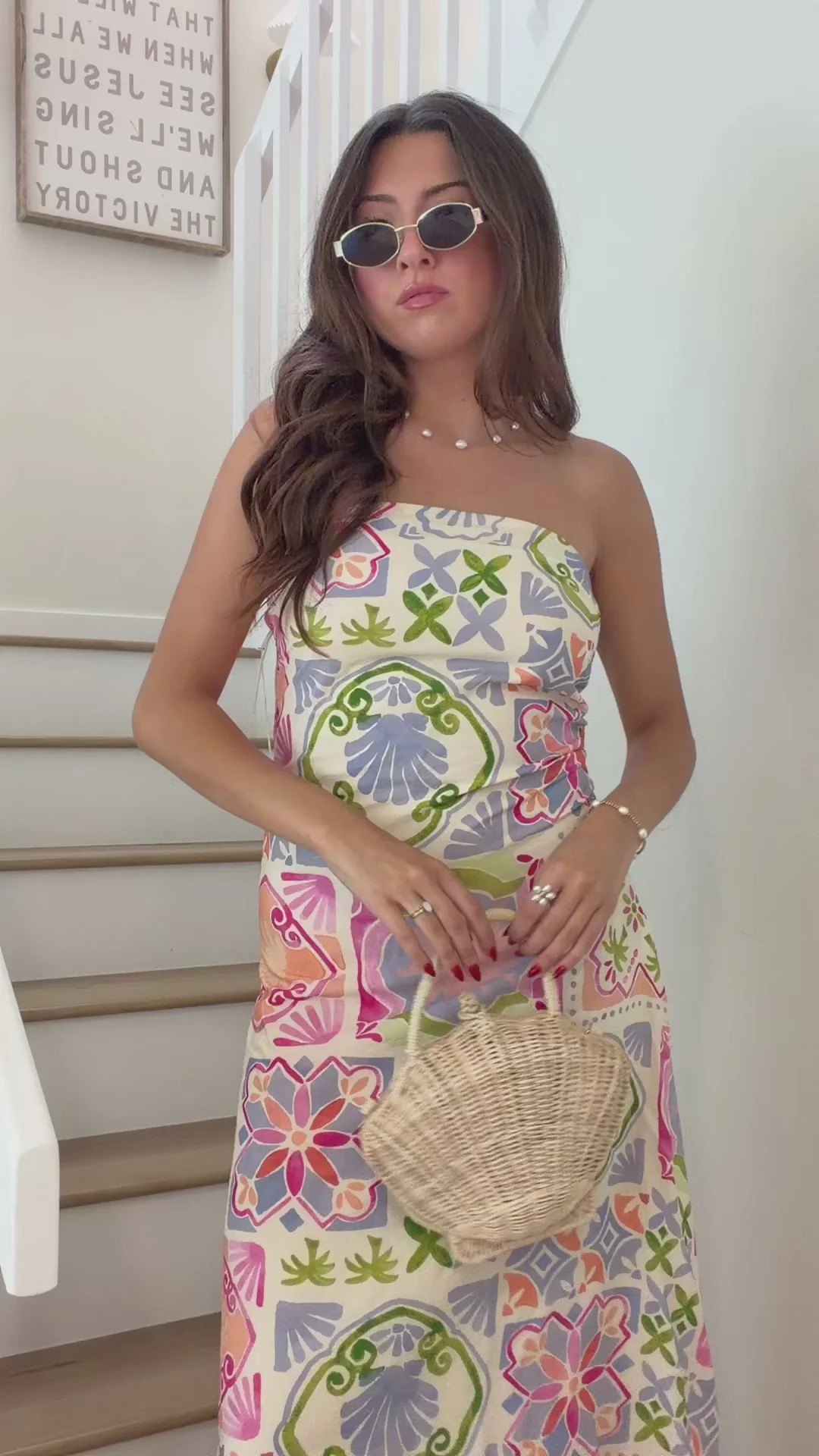 St Barths Watercolor Maxi Dress | Shop Fruitful Co.
