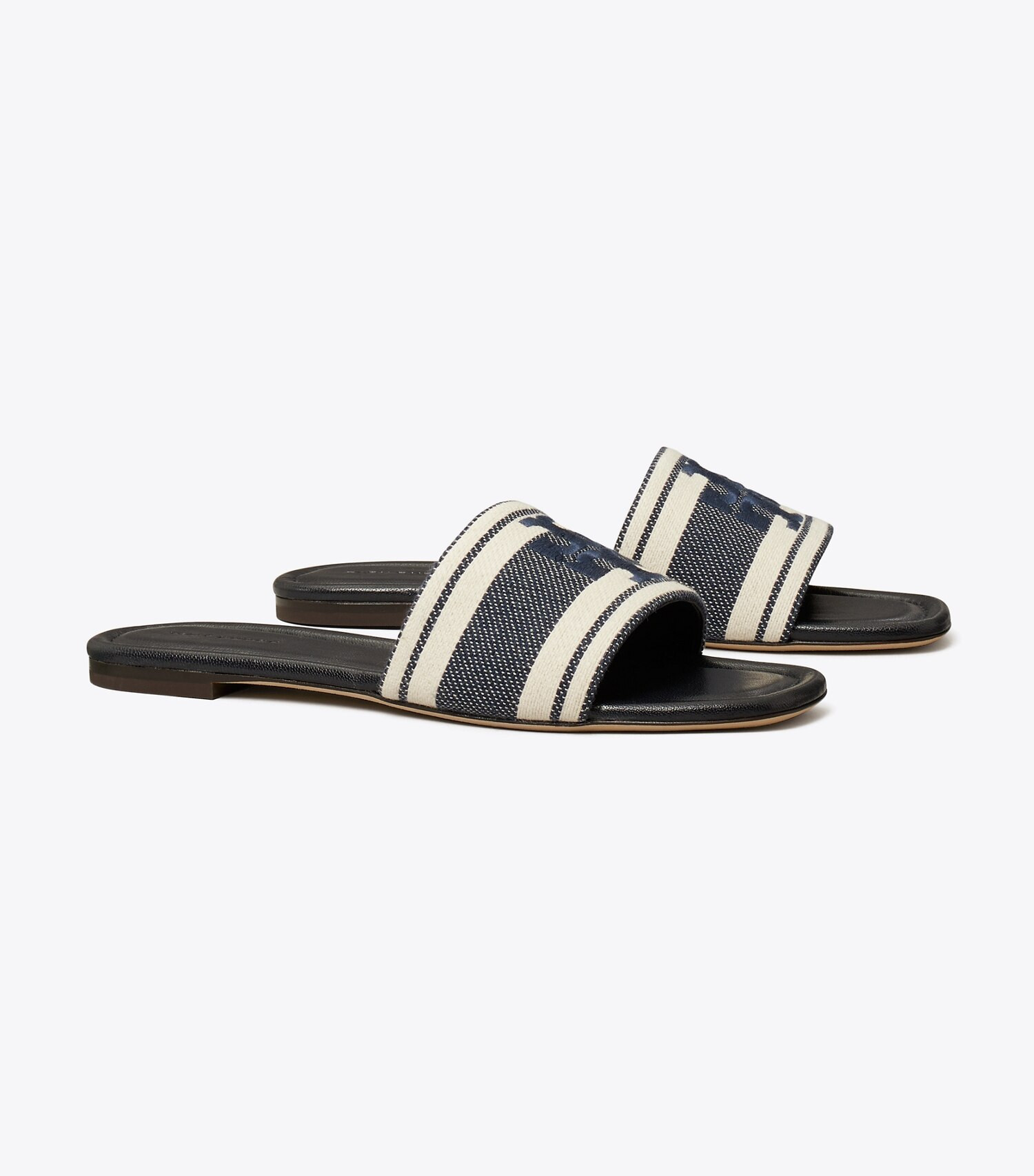 Double T Jacquard Slide: Women's Designer Sandals | Tory Burch | Tory Burch (US)