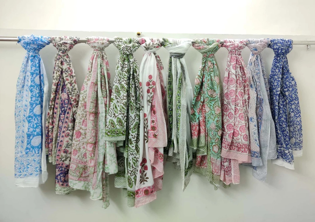 20 Indian Hand Block Print Cotton Sarongs: Beach Cover-Ups Wholesale Lot | Etsy (US)