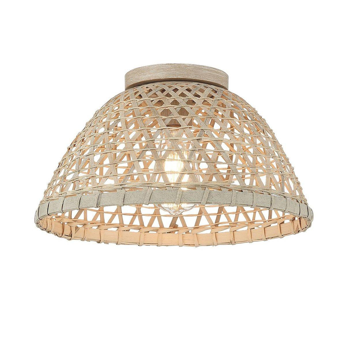 Rumba Rattan Ceiling Light | Shades of Light