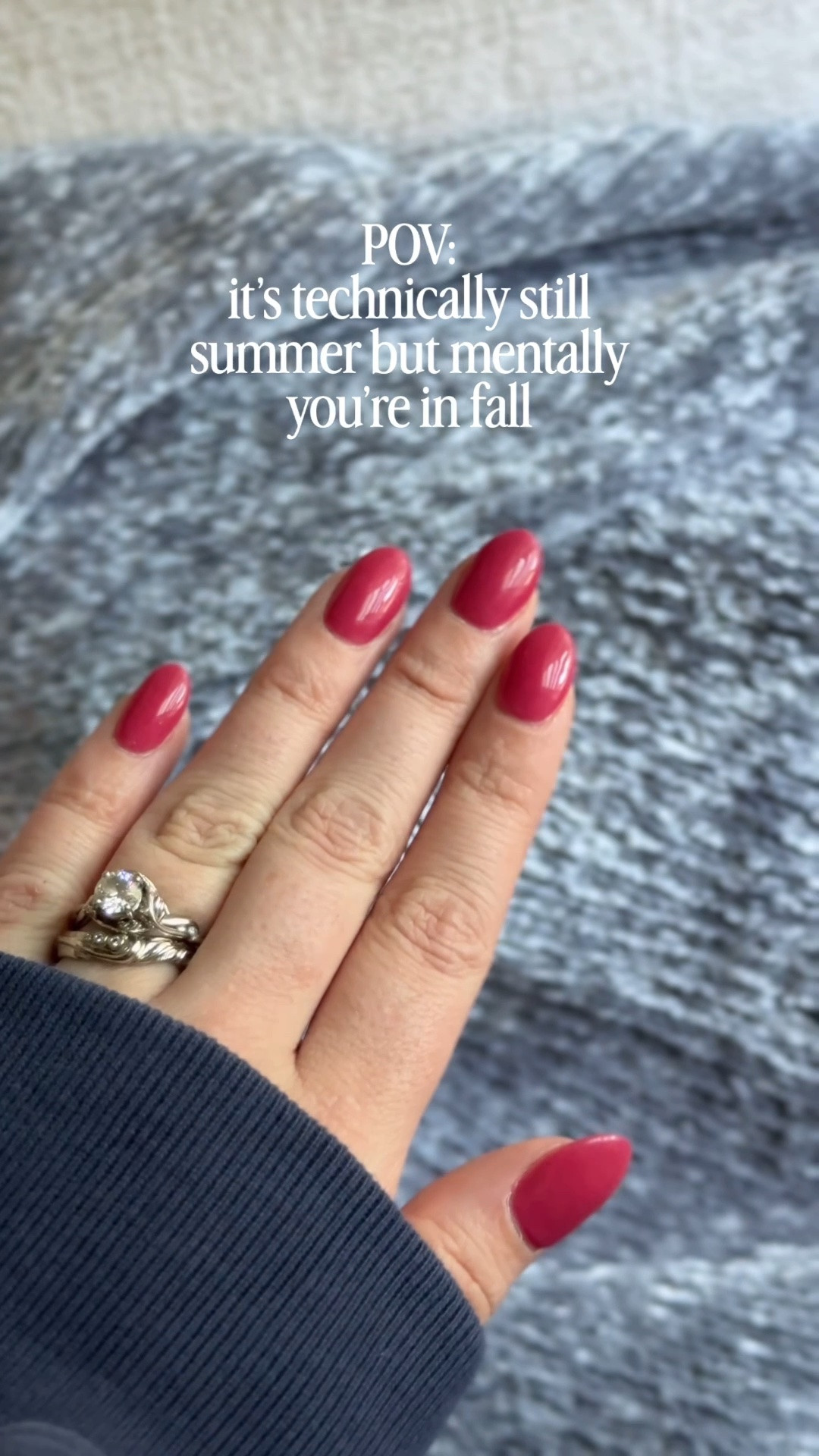 POV: you want fall nails, but you’re not quite ready to give up your summer colors yet. 

That was exactly where I was when it came time to pick this month’s manicure.

I went with SNS X Dark Pink on my usual almond-shaped nails, and it ended up being exactly the transitional nail color I was looking for. It’s a rich, saturated pink that still feels bright enough for the end of summer, but the deeper tone gives it just enough of a fall feel.

Basically, it’s for anyone who isn’t ready to go burgundy, brown, or vampy just yet.

And I liked this manicure color SO much that I wanted something similar on my toes. I ended up finding OPI Aurora Berry-Allis for my at-home pedicure. It’s not an exact shade match, but it’s a really pretty close alternative if you want the same dark pink color story in a traditional polish.

My almond dip manicure was done at my go-to Milwaukee nail spot, Nail Bar MKE.

If you’re currently trying to figure out what color to get for that weird little summer-to-fall transition, consider this your nail inspo.

Save this for later so you have the shade name ready at your next nail appointment.

#LTKselfcare #LTKSeasonal #LTKBeauty