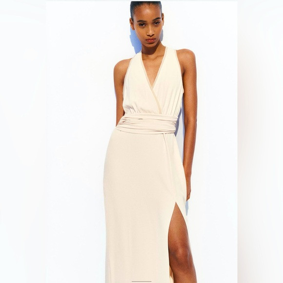 NWT Mixed Semi Size Medium Sheer Slip Zara Stunning Dress❣️ | Poshmark
