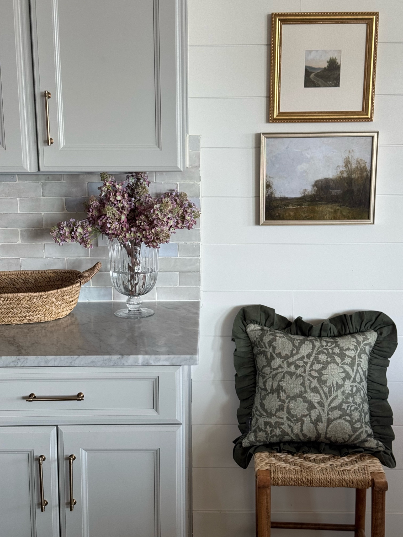 I love these pretty lilac real touch stems! I added them to a glass vase with water for a more realistic look. 

#LTKStyleTip #LTKHome #LTKFindsUnder50