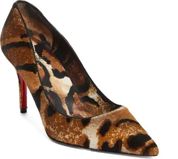 Christian Louboutin Miss Z Genuine Calf Hair Pointed Toe Pump (Women) | Nordstrom | Nordstrom
