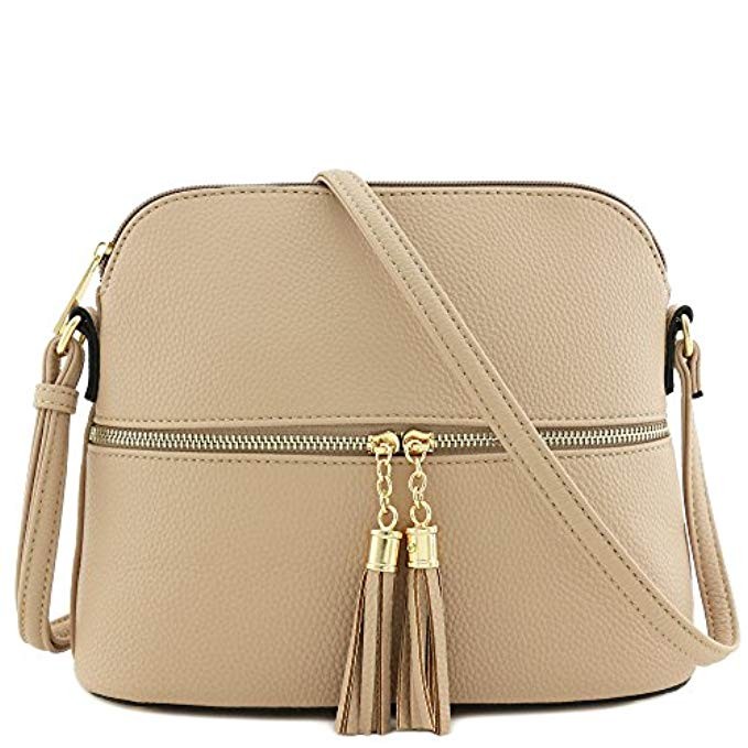 Tassel Zipper Pocket Crossbody Bag | Amazon (US)