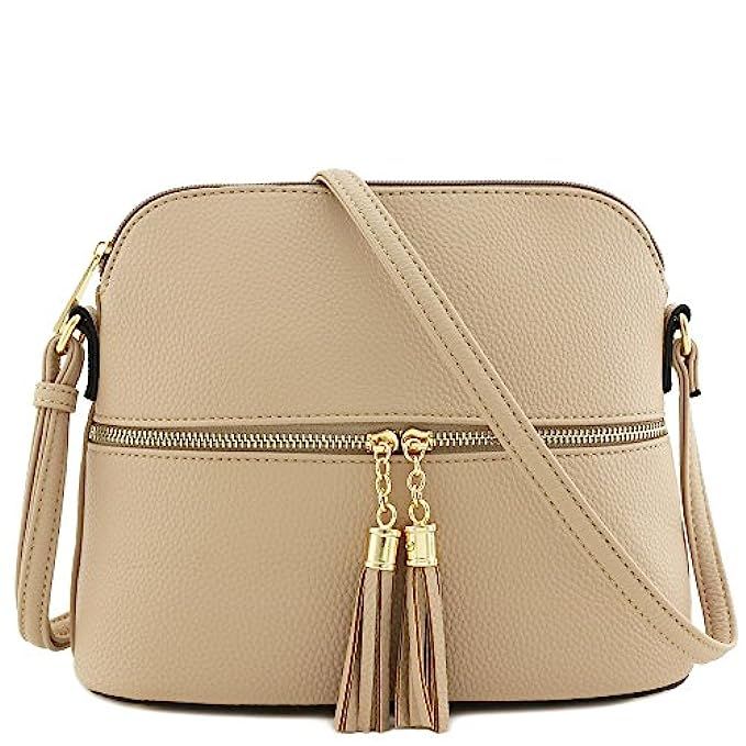 Tassel Zipper Pocket Crossbody Bag | Amazon (US)