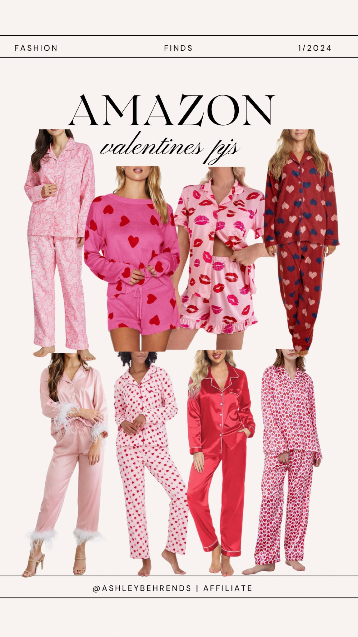 Valentine’s Day pajama + matching set inspo 💘
Vday, Galentine’s, matching set, pink, red, hearts, satin pjs, feather pjs, pajama party
#casualoutfit #cozystyle #matchingset #pajamas #pjs #specialoccasion #valentinesday #galentines 

#LTKSeasonal #LTKstyletip #LTKfindsunder50