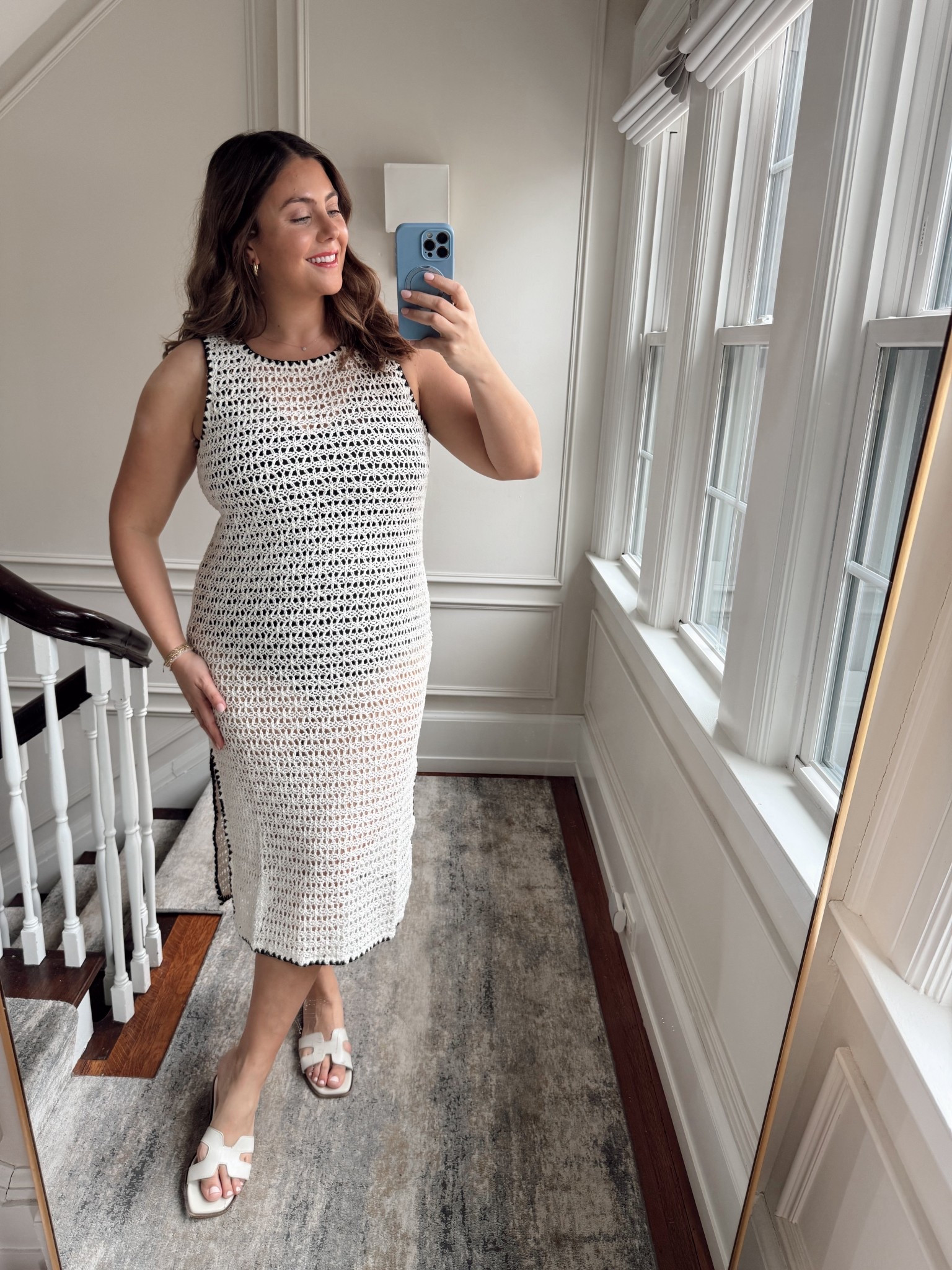 Wearing size 1X in swimsuit coverup & 2X in swimsuit (use CARALYN15 at Stylest) - summer outfit // one piece swimsuit // crochet coverup // vacation outfit // pool outfit // beach outfit 

#LTKMidsize #LTKSeasonal #LTKSwim