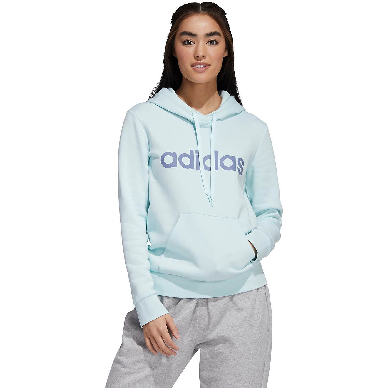 Adidas Women’s Linear Fleece Hoodie | Academy | Academy Sports + Outdoors