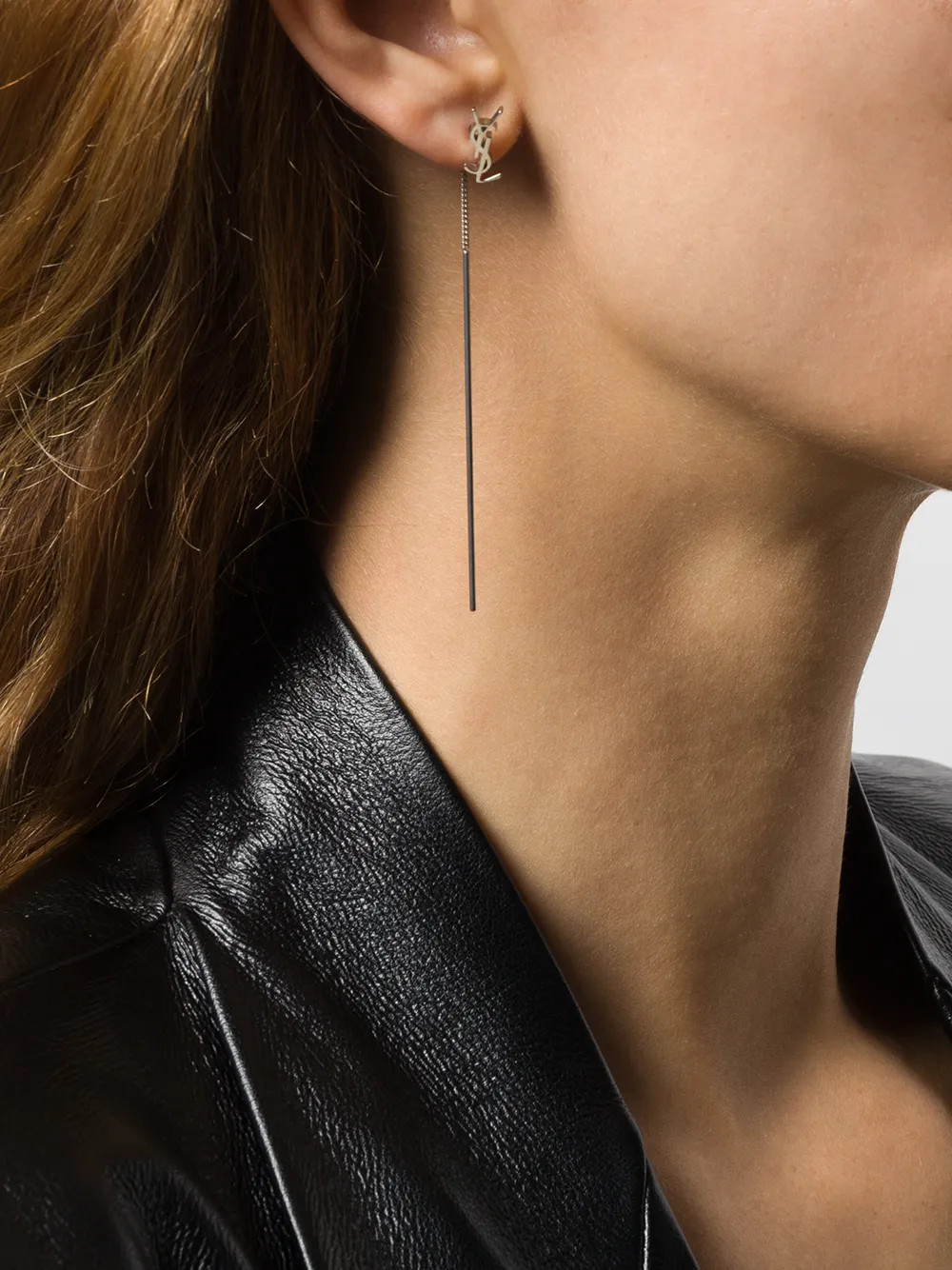 Opyum YSL threader earrings | Farfetch (US)
