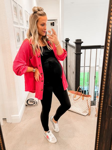 Love this lightweight waffle jacket // wearing size small it does have a bigger ish fit for more oversized but size up with you want it even bigger which would be cute!

Trendy fashion, bump style, bump friendly, sneaker vibe, jacket style 

#LTKbump #LTKfindsunder50 #LTKstyletip