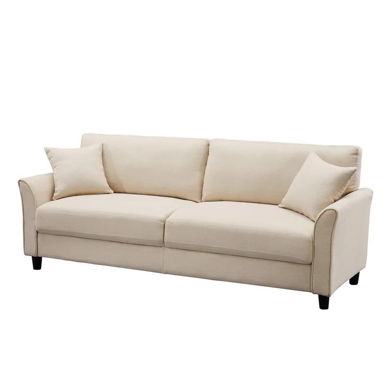 Alysiana 83" Linen Flared Arm Sofa | Wayfair North America