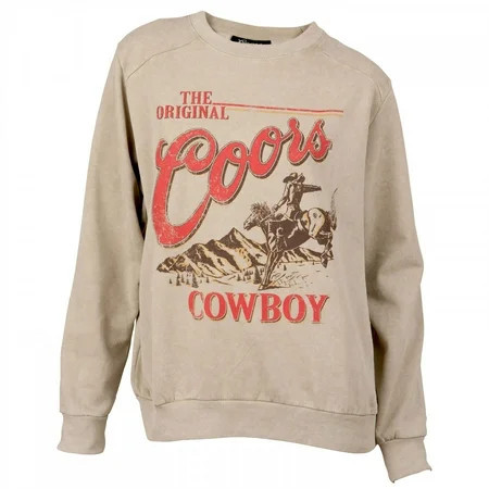 Coors Women s Og Cowboy Graphic Crewneck Sweatshirt - 47-221-213 US | Walmart (US)