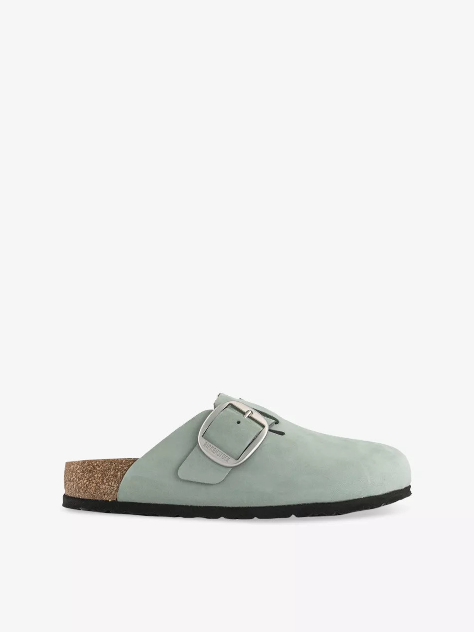 Boston Big Buckle Leather Clogs | Selfridges