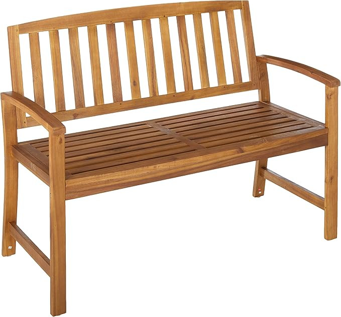 Christopher Knight Home Loja Acacia Bench, Teak Finish | Amazon (US)