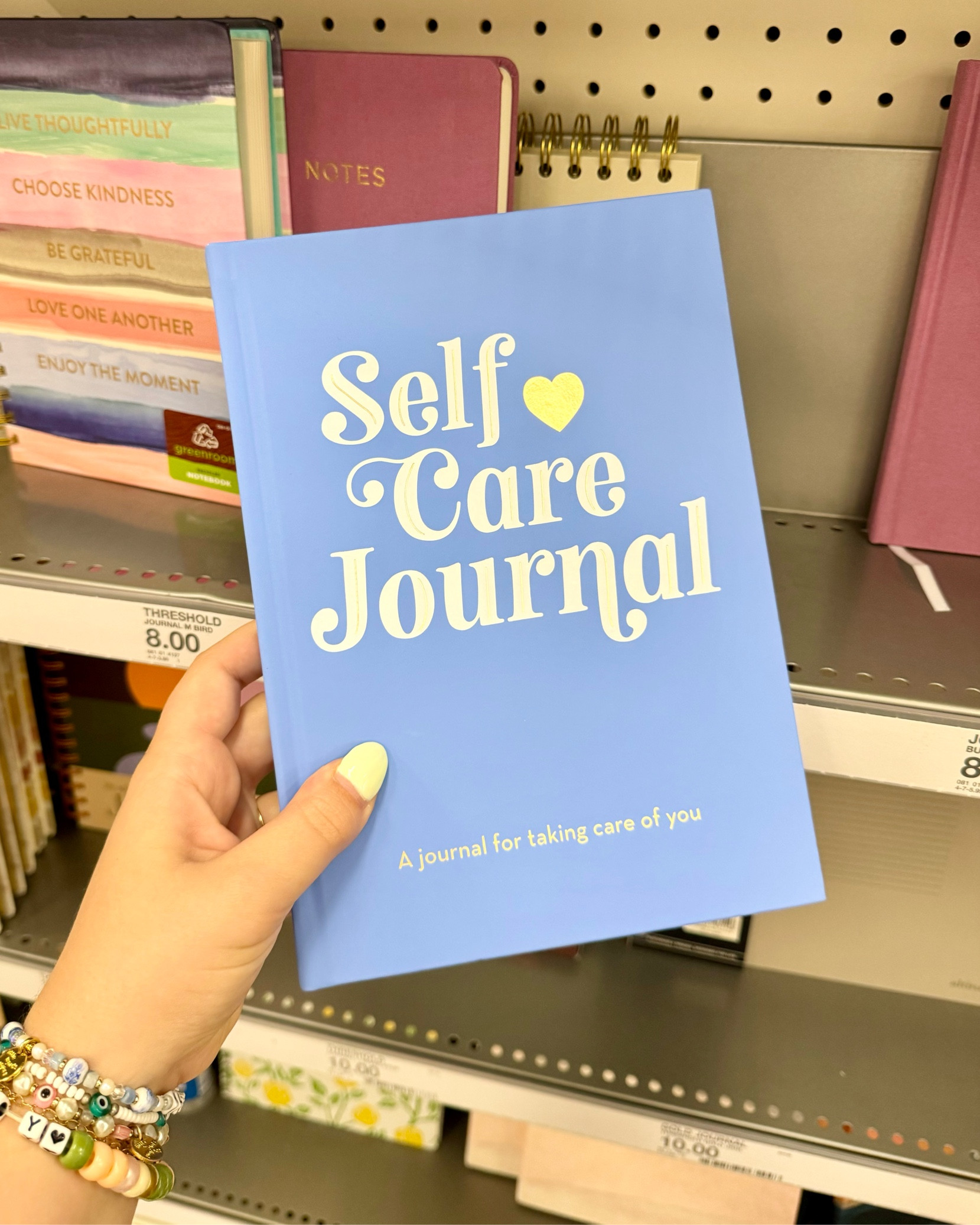 Self-care journal! The prompts looked so cute and encouraging 🥹

Journaling, stationary, home, journal, aesthetic, desk 

#LTKFindsUnder50 #LTKHome