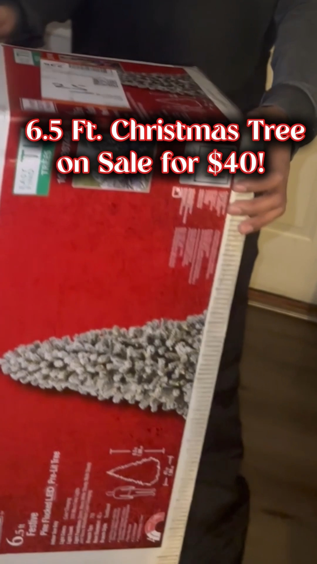 In true me fashion… I couldn’t redo the living room without a new Christmas tree 😂🎄 Found this 6.5 ft flocked pre-lit tree from Home Depot for $40 (originally $80!) and it was delivered overnight!! Impulse buys but make them smart 😌🥰✨😂

Linked for anyone who loves a good holiday deal and needs it delivered fast 😂

#LTKHome #LTKFindsUnder50 #LTKFindsUnder100 #LTKSeasonal #LTKDayinmylife #christmasdecor #holidaydecor #homedepotfinds 

#LTKHoliday #LTKSaleAlert #LTKmomlife