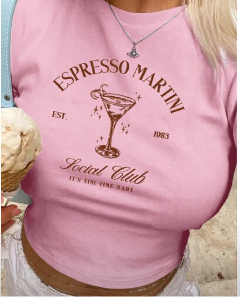Espresso martini t shirt #shein #tshirt #shirt 