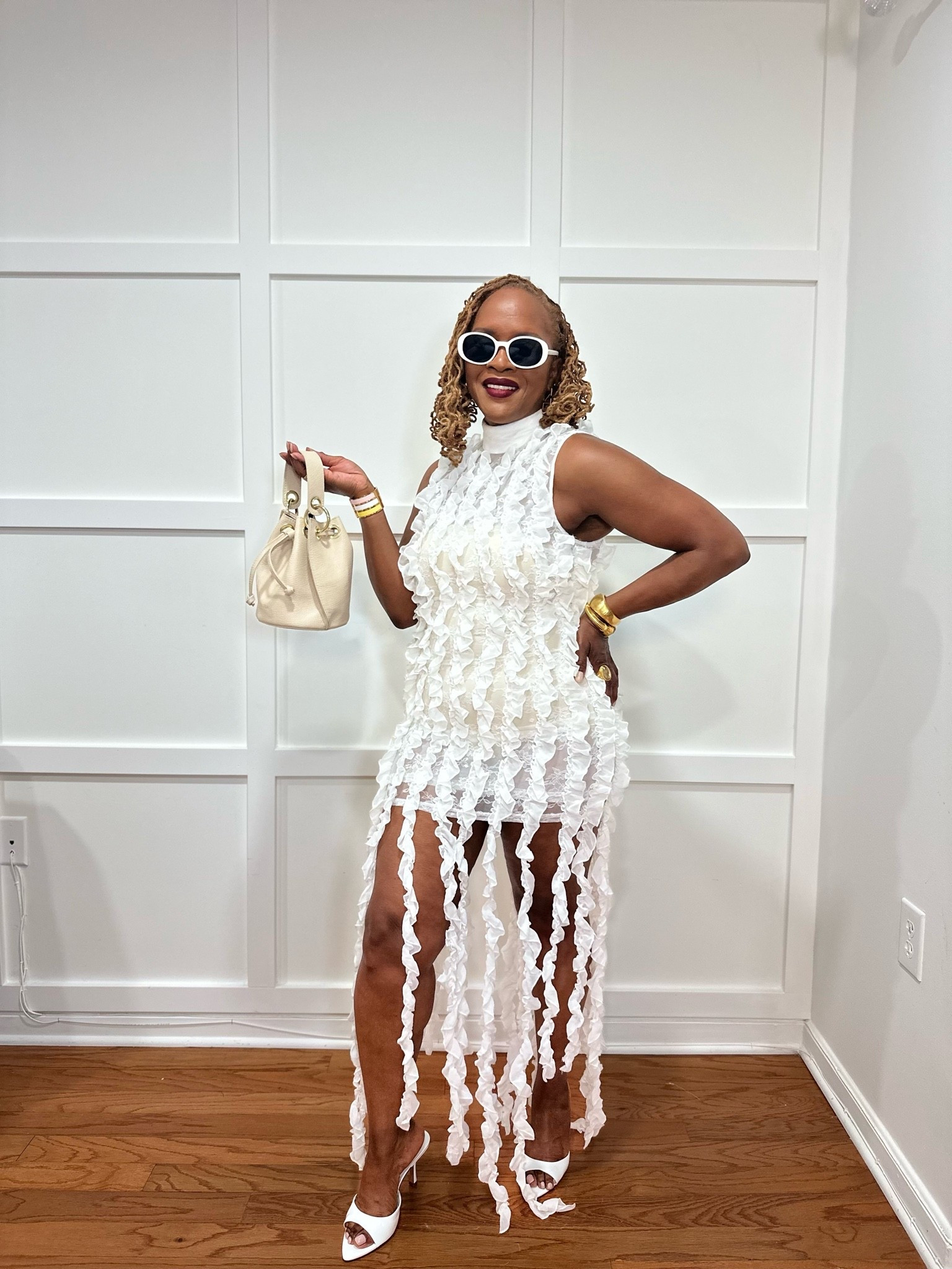 @AKIRA white fringe dress

#LTKootd #LTKdayinmylife #LTKgrwm