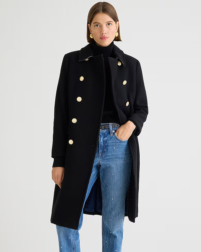 Warwick topcoat in Italian stadium-cloth wool blend | J. Crew US