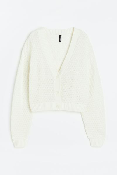 Pointelle-knit Cardigan | H&M (US)
