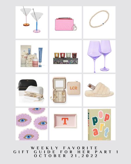 Weekly Roundup- Gift Guide For Her Part 1- October 21, 2022 #gift #giftguide #giftsforher #giftideas #gifts #fashion #birthdaygifts #holidaygifts #giftguideforher

#LTKhome #LTKSeasonal #LTKstyletip