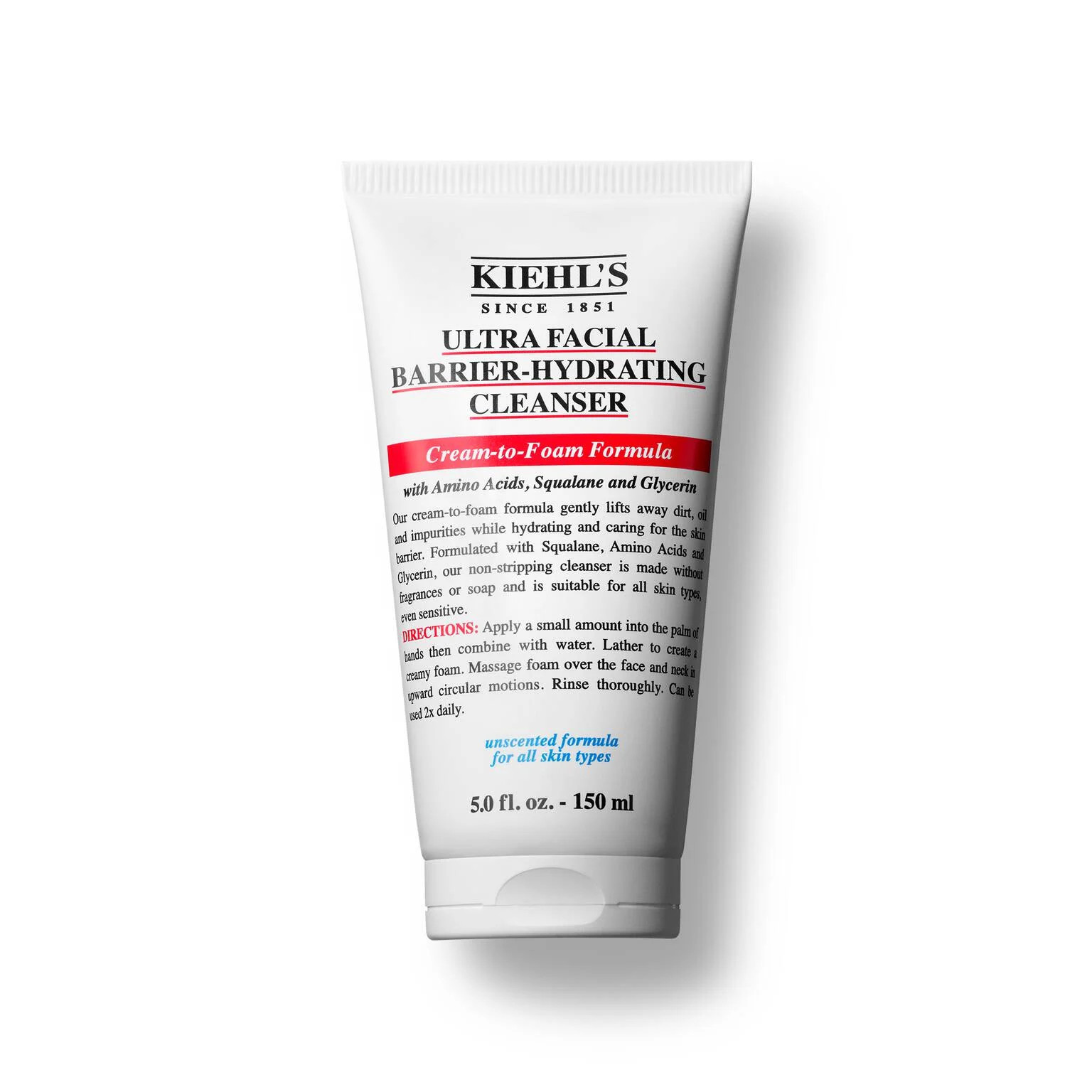 Ultra Facial Barrier-Hydrating Cleanser – Kiehl’s – Gentle Daily Cleanser​ | Kiehl's