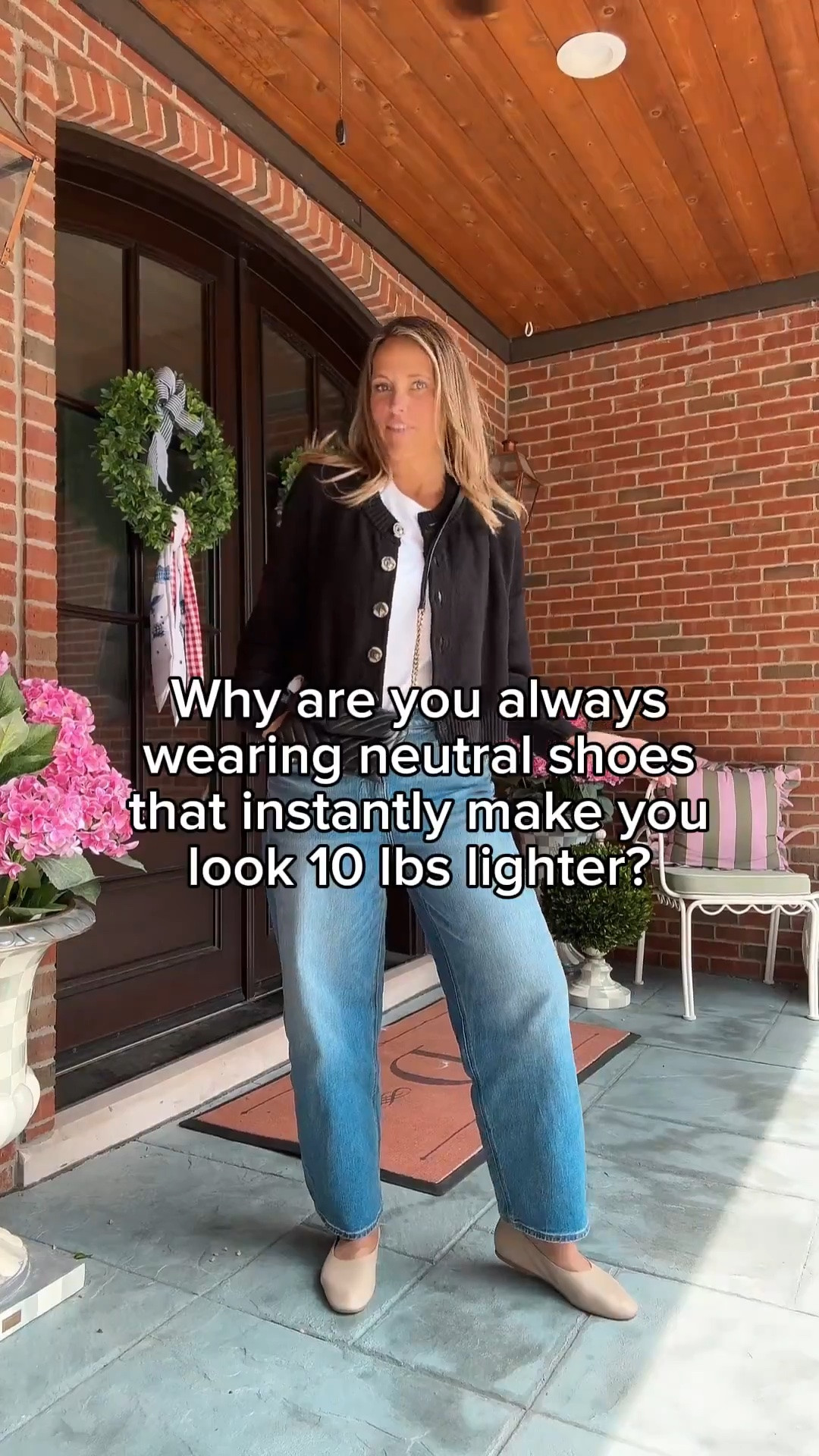 Swapping your shoes for a nude or neutral tone is one of the easiest leg-lengthening style tricks. With no hard color break at the ankle, your leg line keeps going and instantly looks longer and leaner. Tegan and I have used this for years, and these are our go-to neutral flats in beige, tan, camel, blush, and clear.

#LTKgrwm #LTKdayinmylife #LTKootd