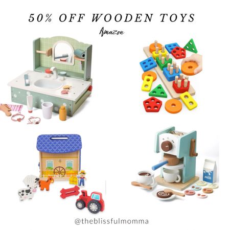 I found the cutest wooden toys on Amazon for 50% off! Especially love the wooden espresso maker! 

#LTKkids #LTKfamily #LTKsalealert