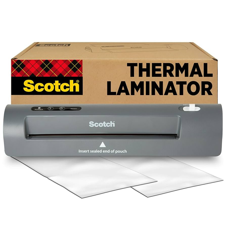 Scotch TL901X Thermal Laminator, 1 Laminating Machine, Gray, Laminate School Assignments and Docu... | Amazon (US)