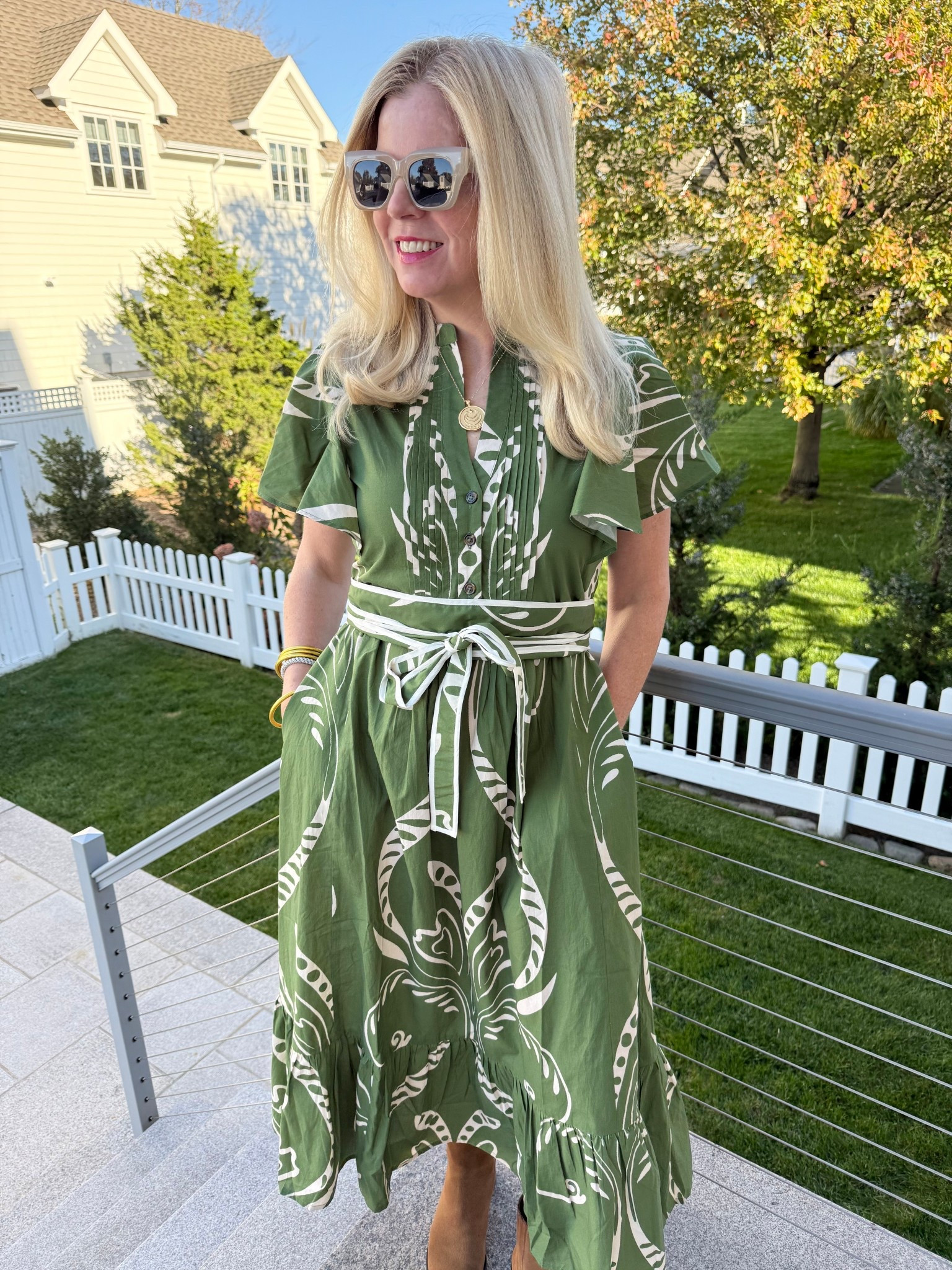 Say yes to this dress!
Beautiful hand-printed dress from one of my favorite brands - Beyond by Vera💚💚
I love supporting female founders!

#LTKOver40 #LTKParties #LTKSeasonal