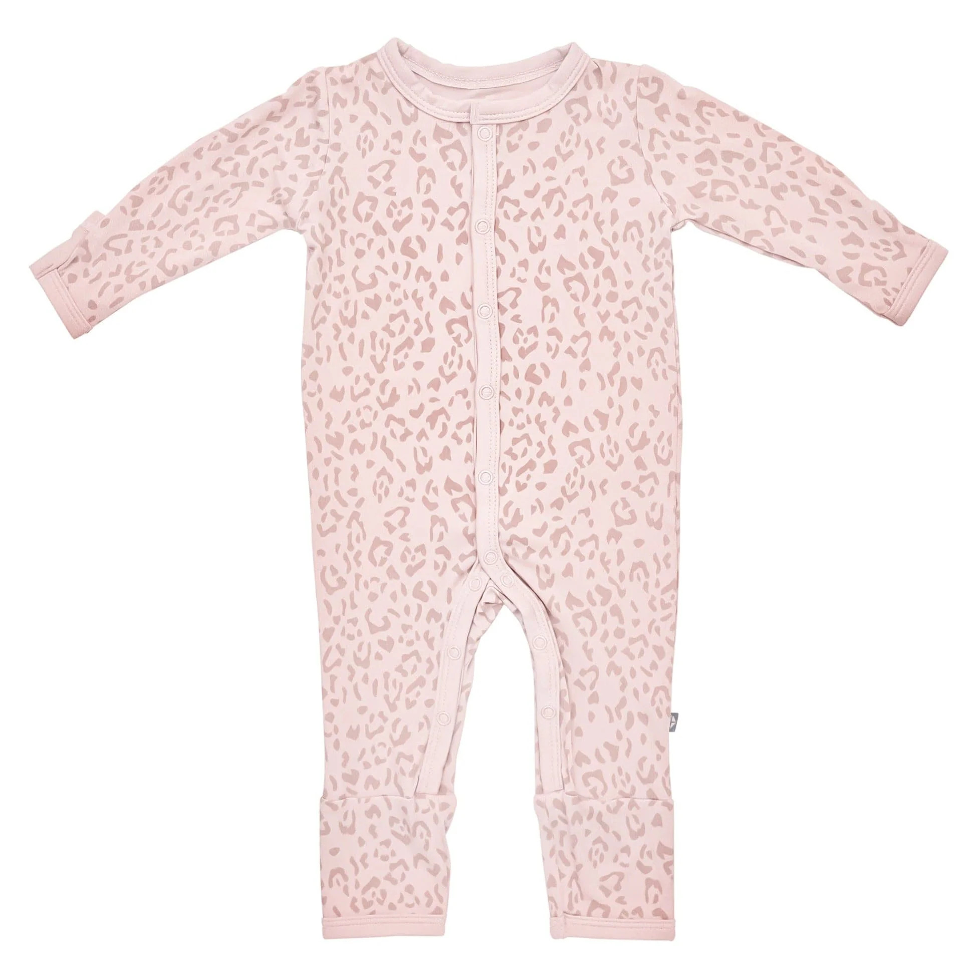 Romper in Small Blush Leopard | Kyte BABY